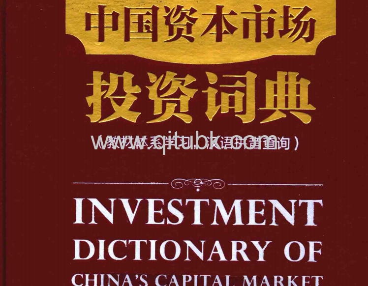 中国资本市场投资词典.pdf电子书下载（张新文 主编） 