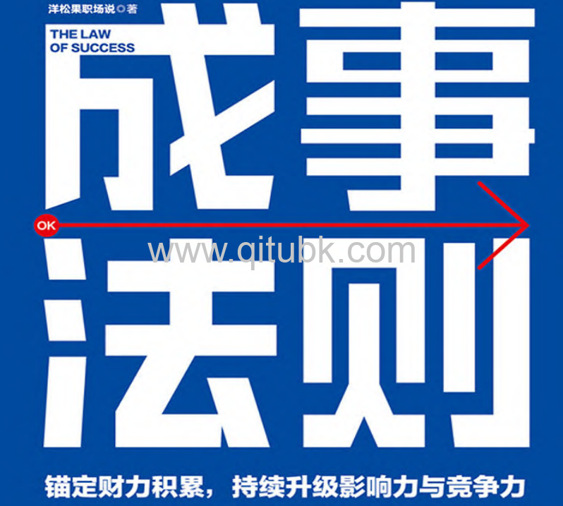成事法则.pdf电子书下载（洋松果职场说 著）：锚定财力积累，持续升级影响力与竞争力
