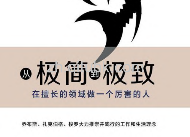 从极简到极致.pdf电子书下载（赵晓璃 著）：在擅长的领域做一个厉害的人